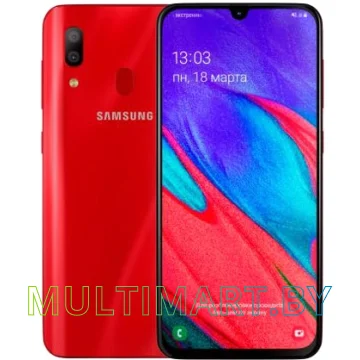 Смартфон Samsung Galaxy A40 4GB/64GB (красный)